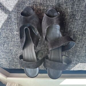 J. Crew Black Heels Sleek Modern Design